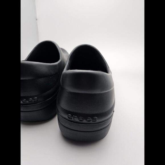 Dual Comfort Crocs Womens Black Clog Size 10 - Picture 3 of 6